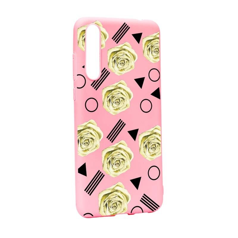 Husa Huawei P20, Silicon, Yellow Rose P137