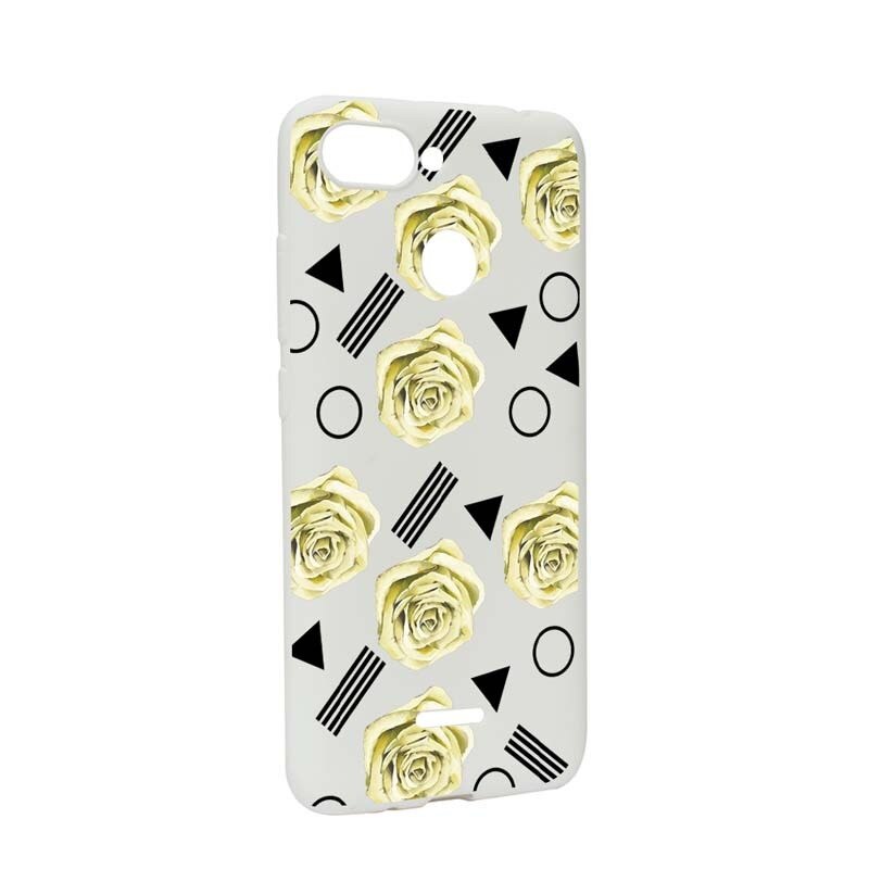 Husa Xiaomi Redmi 6, Silicon, Yellow Rose W137