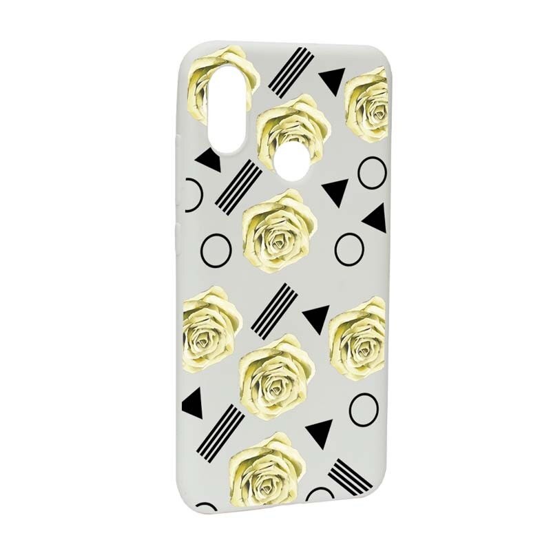 Husa Xiaomi Mi 8, Silicon, Yellow Rose W137