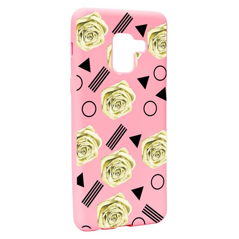 Husa Samsung Galaxy A5 2018, Silicon, Yellow Rose P137