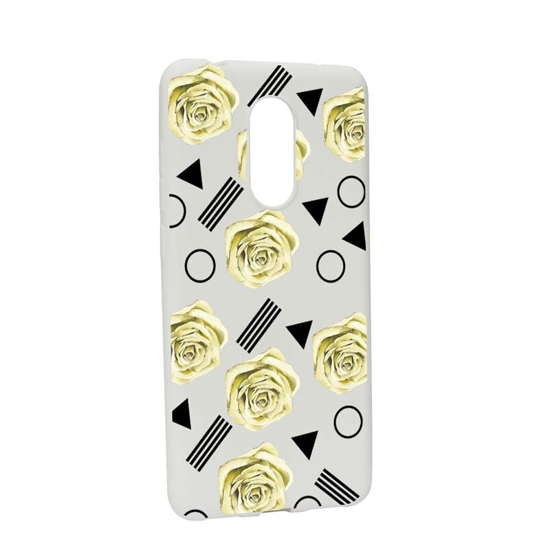 Husa Xiaomi Redmi 5, Silicon, Yellow Rose W137