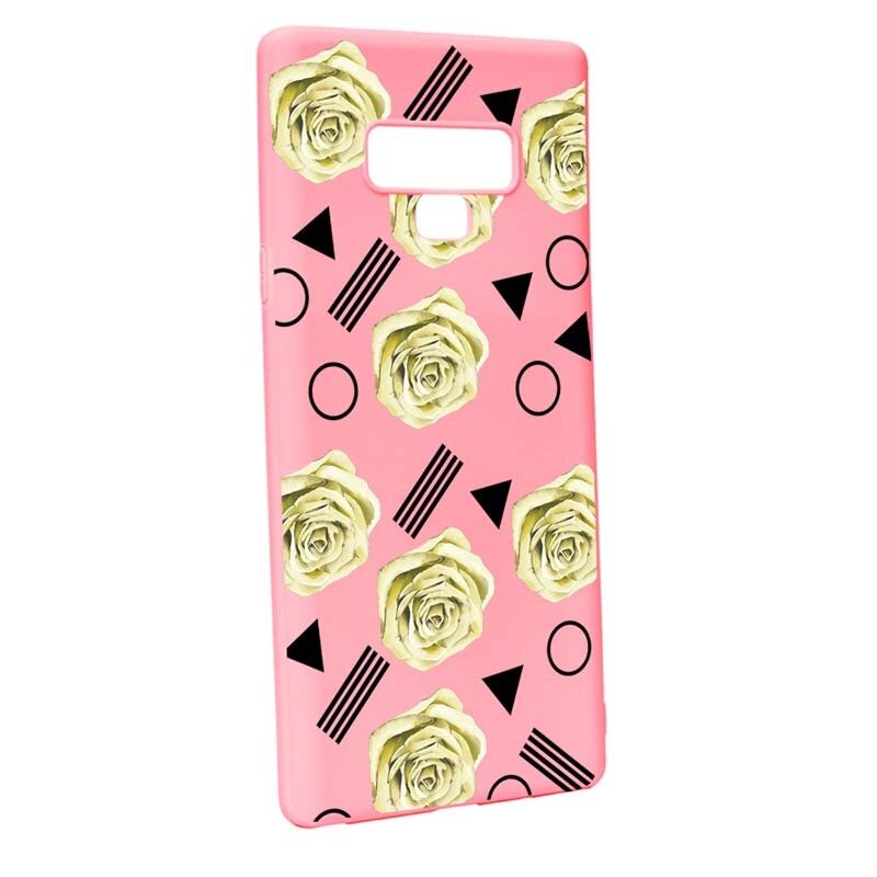 Husa Samsung Galaxy Note 9, Silicon, Yellow Rose P137