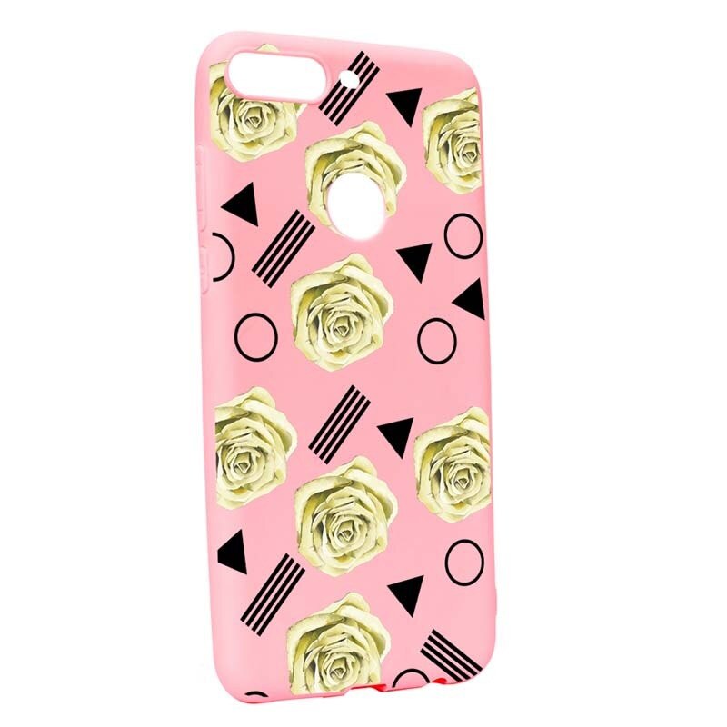 Husa OnePlus 5T, Silicon, Yellow Rose P137