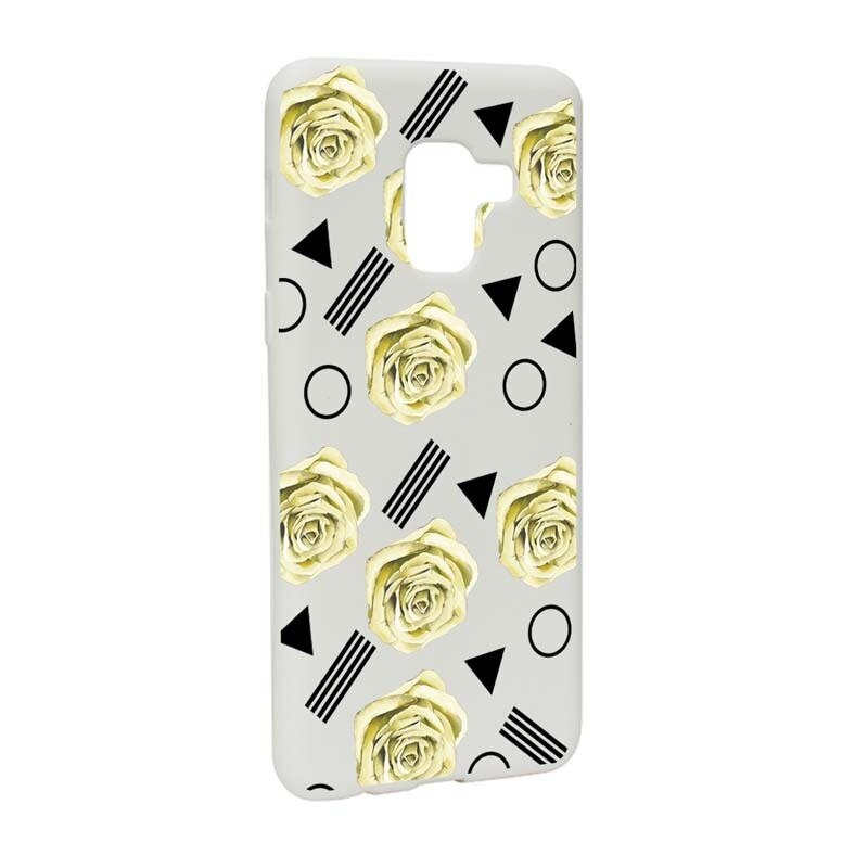 Husa Samsung Galaxy A5 2018, Silicon, Yellow Rose W137
