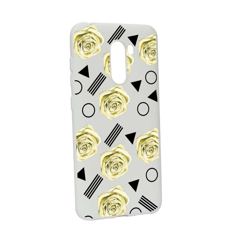 Husa Xiaomi PocoPhone F1, Silicon, Yellow Rose W137