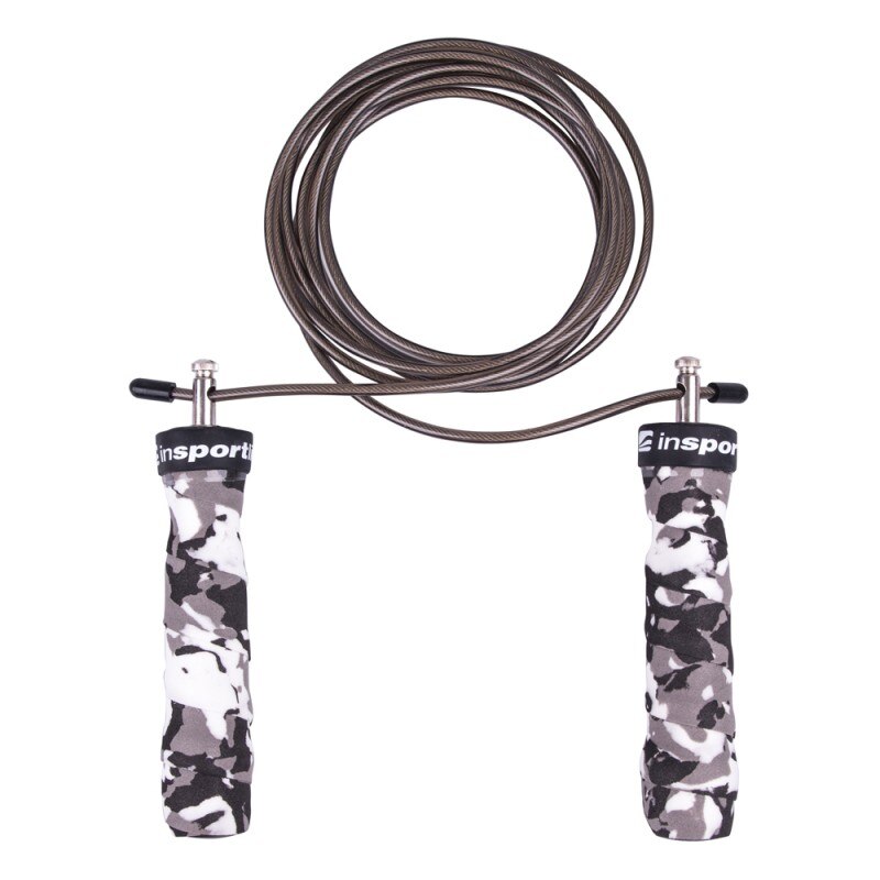 Coarda de sarit inSPORTline Jumpkamu, Alb