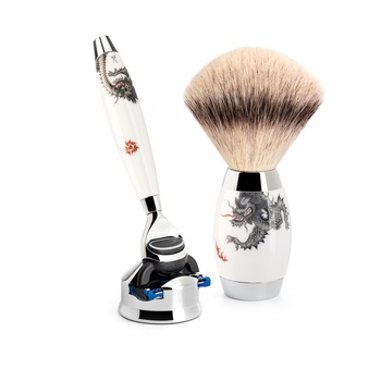 Set de barbierit cu aparat de ras Fusion si pamatuf Silvertip Fibre S 433 ED MEISSEN F Set de barbierit cu aparat de ras Fusion si pamatuf Silvertip Fibre S 433 ED MEISSEN F
