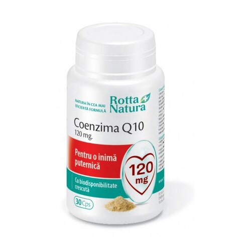 Coenzima Q10 120 mg, Rotta Natura, 30 capsule