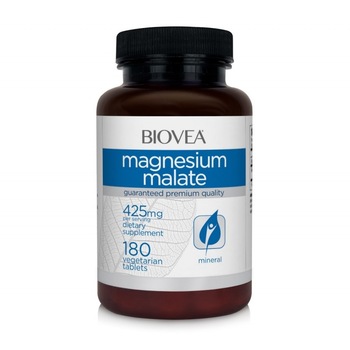 Biovea Malat de Magneziu 425mg 180 Tablete Biovea Malat de Magneziu 425mg 180 Tablete