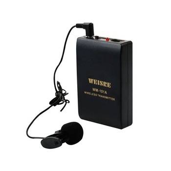 Microfon wireless tip lavaliera WG-101A, cu modulare VHF/FM-EDY® Microfon wireless tip lavaliera WG-101A, cu modulare VHF/FM-EDY®