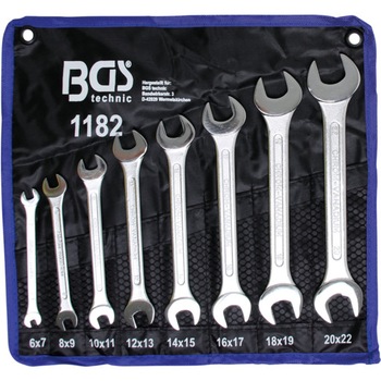 Set 8 chei fixe duble 6-22, producator BGS Set 8 chei fixe duble 6-22, producator BGS