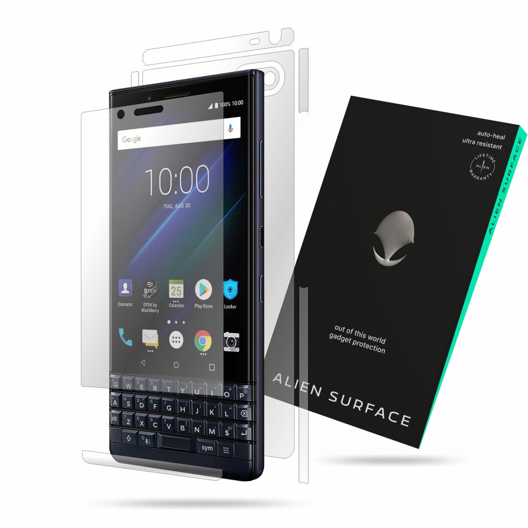 Folie Alien Surface, BlackBerry KEY2 LE, protectie ecran, spate, laterale