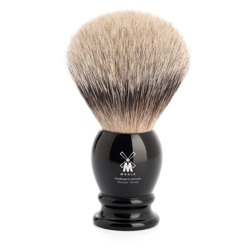 Pamatuf Silvertip Badger cu par de bursuc si maner de rasina premium 95 K 256