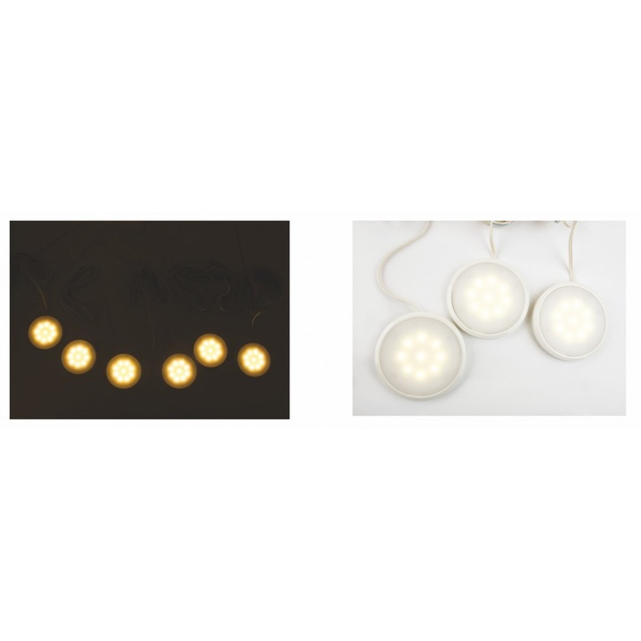 LED плочки, REAL, 6*0.7W, 3000K