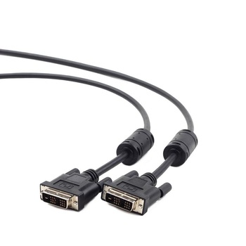 Cablu DVI la DVI 1.8m, single link, 18+1 pini, CC-DVI-BK-6 Cablu DVI la DVI 1.8m, single link, 18+1 pini, CC-DVI-BK-6