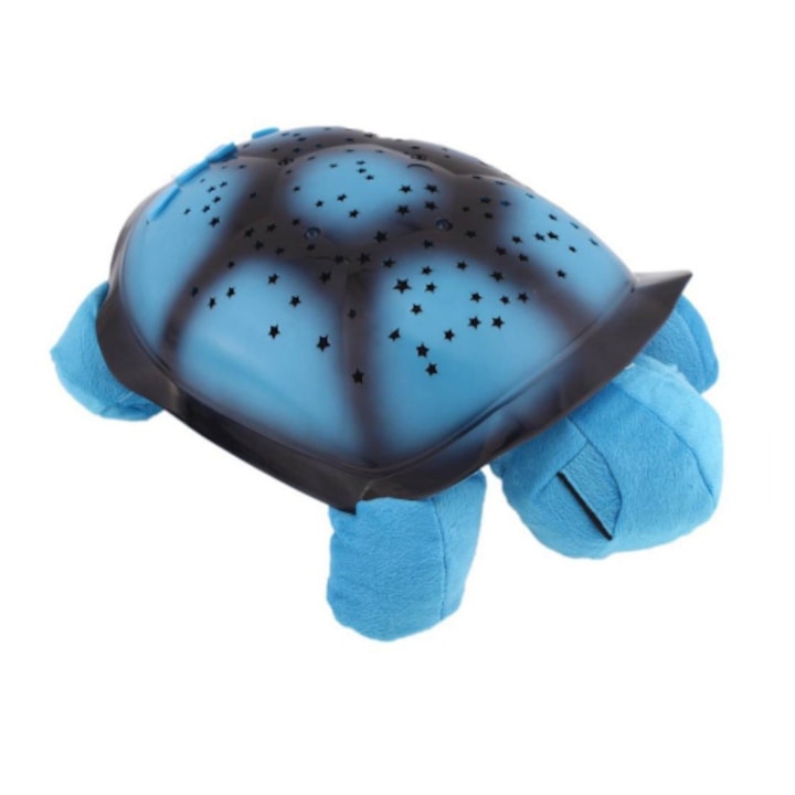 Zenés gyermek éjjeli lámpa OEM Turtle, töltővel, kék