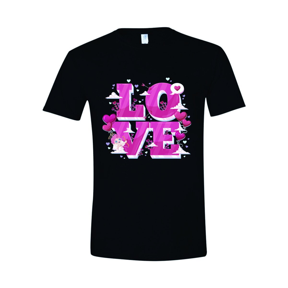 Tricou pentru Barbati Negru, Marimea S - 