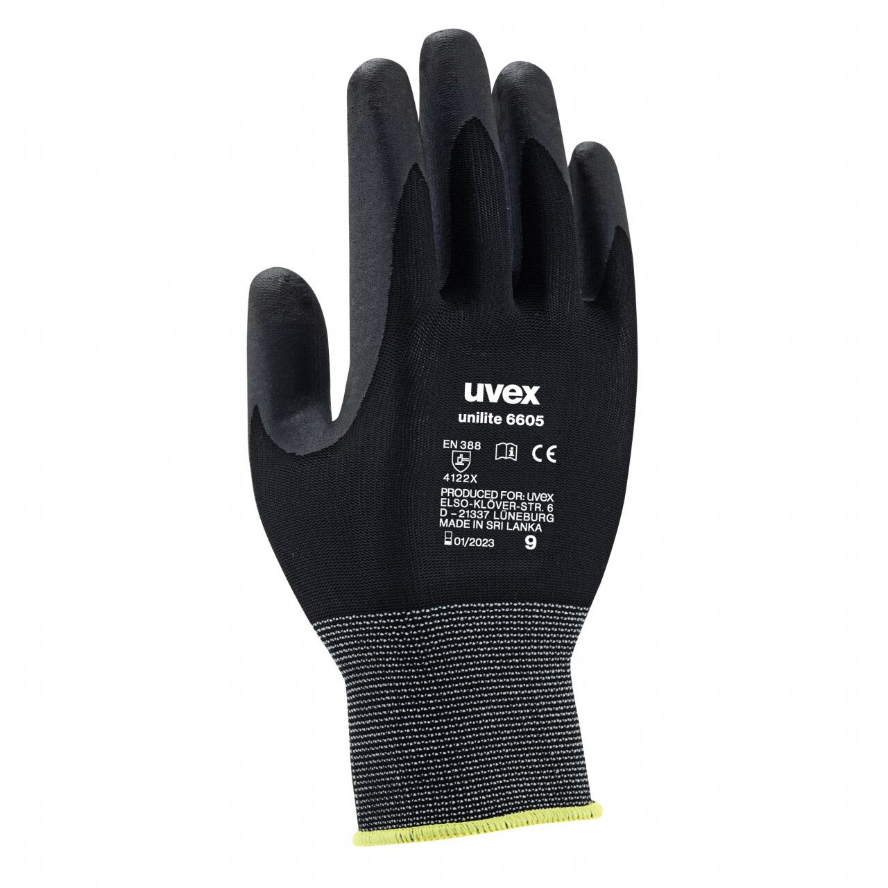 Manusi uvex unilite 6605 - 60573, marime 8