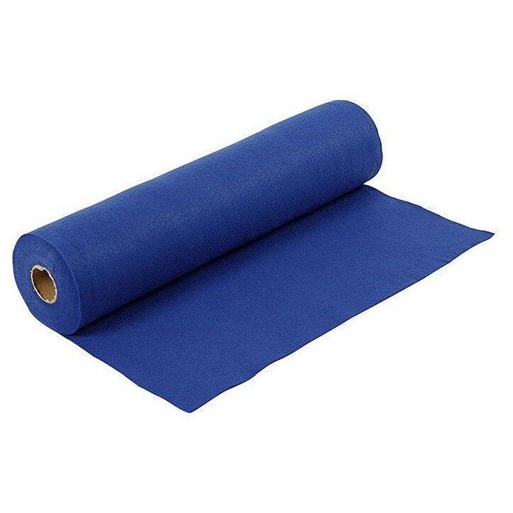 Fetru, pasla la metru, 42 x 100 cm x 1 mm - Albastru, Decoratiunicreative