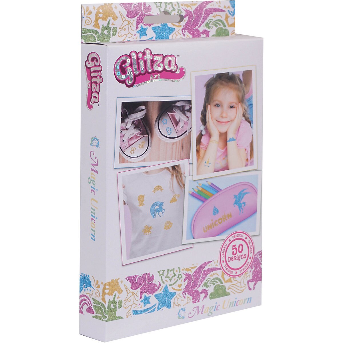 Set tatuaje de joaca Magic Unicor inc. 50 tatuaje Glitza Art GL7617