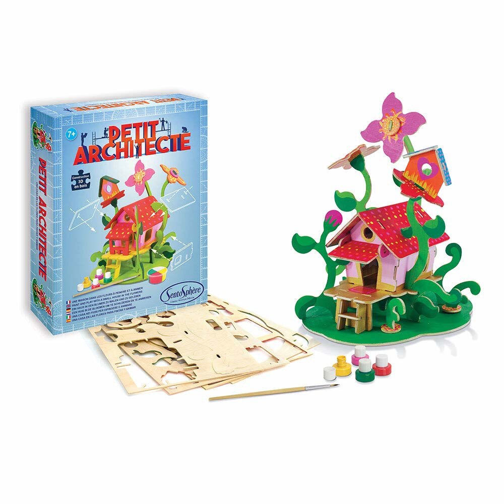 Kit creativ - Micul Arhitect 'Casuta intre flori'