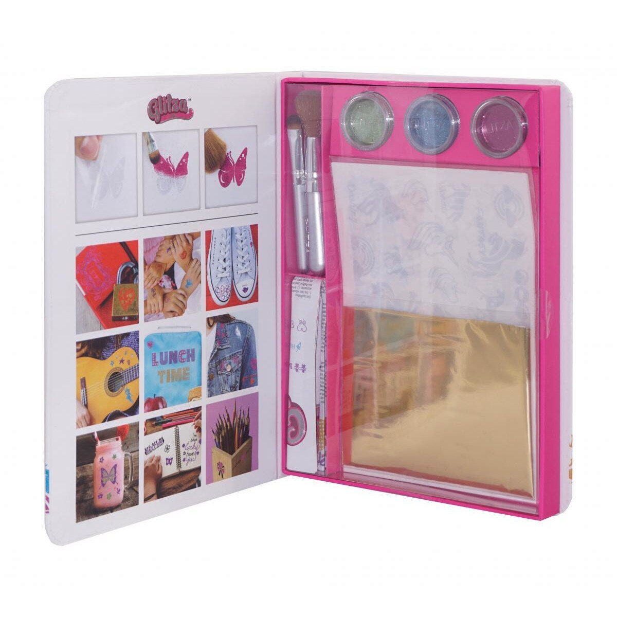 Set tatuaje de joaca Deluxe Set Magic Unicorn inc. 80 Tatuaje Glitza Art GL7647