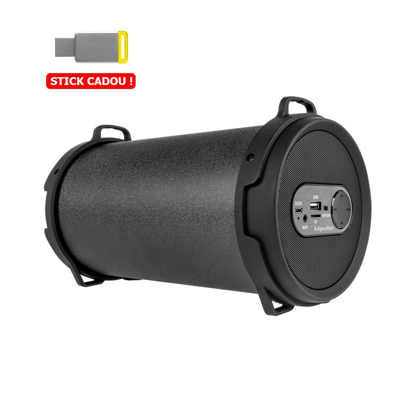 Boxa portabila Kruger & Matz, Bluetooth, SD, FM, Aux + STICK 32GB Cadou