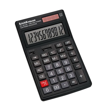 Calculator Birou Erichkrause Dc-4412N 12Dig negru Calculator Birou Erichkrause Dc-4412N 12Dig negru