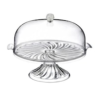 Suport tort rotund cu picior,capac si maner Plast Art