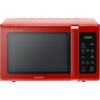 Cuptor cu microunde Daewoo KOR-91RBR, 25 l, 900 W, Digital, Afisaj electronic, Timer, Zero&On, SteamCleaning, Rosu Cuptor cu microunde Daewoo KOR-91RBR, 25 l, 900 W, Digital, Afisaj electronic, Timer, Zero&On, SteamCleaning, Rosu