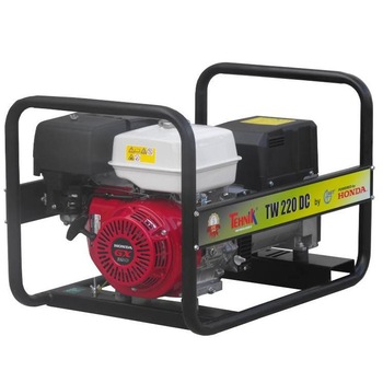 Generator de sudura TEHNIK TW 220 DC HSB, motor Honda GX 390, 220 A, 13 CP, 2 prize, capacitate rezervor 6.1 litri Generator de sudura TEHNIK TW 220 DC HSB, motor Honda GX 390, 220 A, 13 CP, 2 prize, capacitate rezervor 6.1 litri