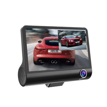 Camera Video Auto Dubla FullHD cu Ecran Urias de 4 Camera Video Auto Dubla FullHD cu Ecran Urias de 4
