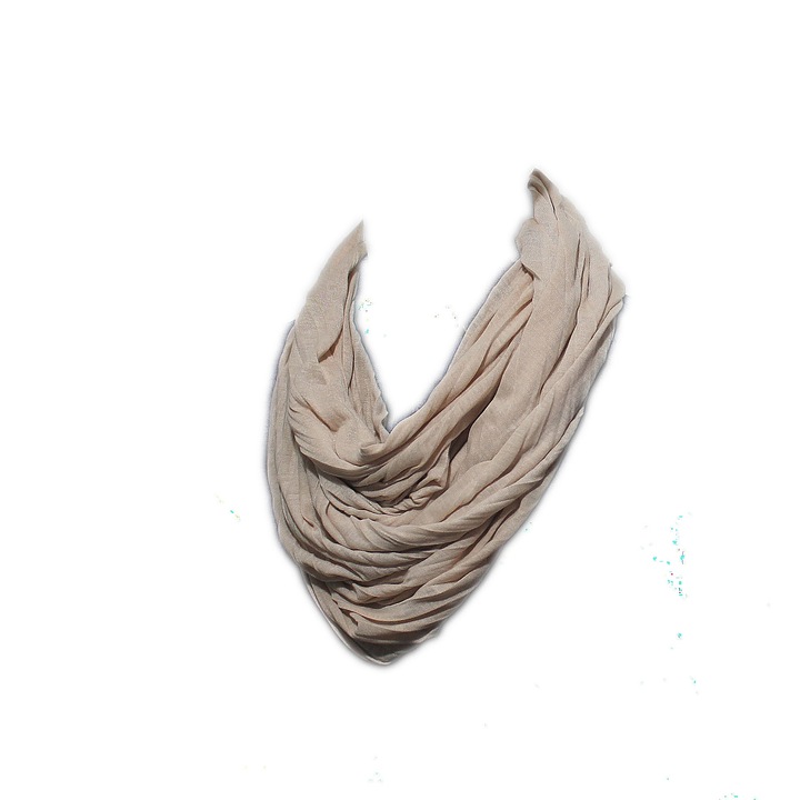 Esarfa, Gen Gat, Fashion Casual, Barbati Femei Unisex , Maro Crem