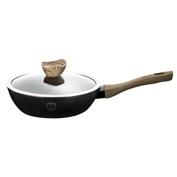 Tigaie cu capac adanca 24 cm Ebony Maple Collection Berlinger Haus BH 1707 Tigaie cu capac adanca 24 cm Ebony Maple Collection Berlinger Haus BH 1707