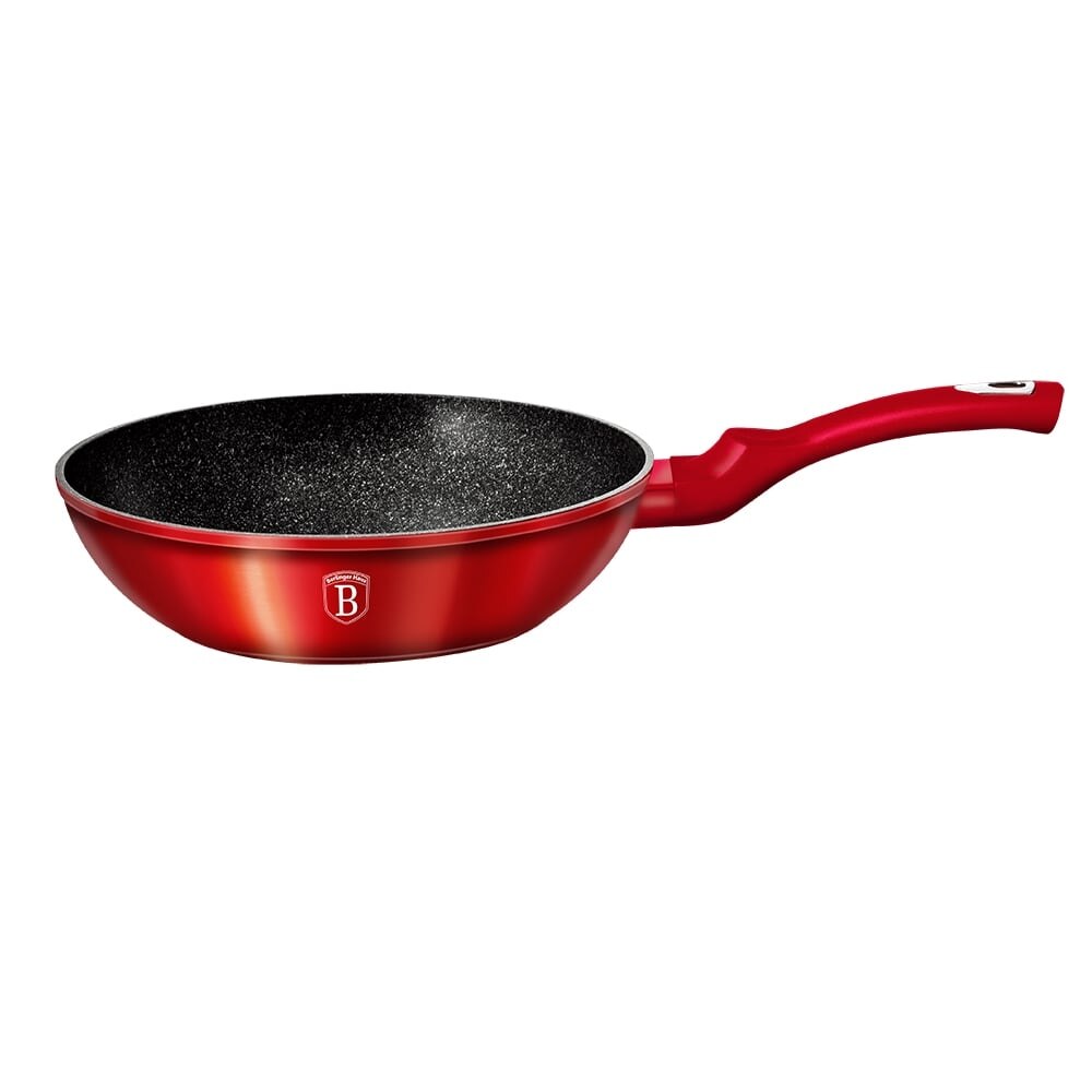 Wok 28 cm Burgundy Metallic Line Berlinger Haus BH 1267N