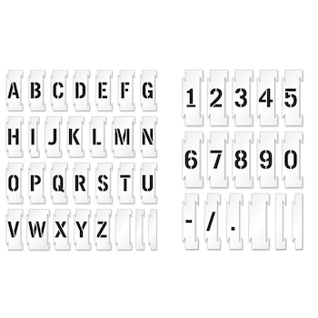Set sabloane vopsire litere si cifre 0-9 / A-Z, de 10 cm inaltime caracter Set sabloane vopsire litere si cifre 0-9 / A-Z, de 10 cm inaltime caracter