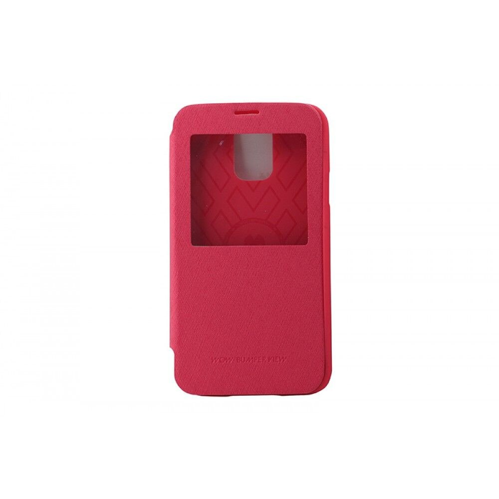 Husa Flip Carte Book Mercury WOW Bumper Samsung G928 Galaxy S6 Edge Plus Roz