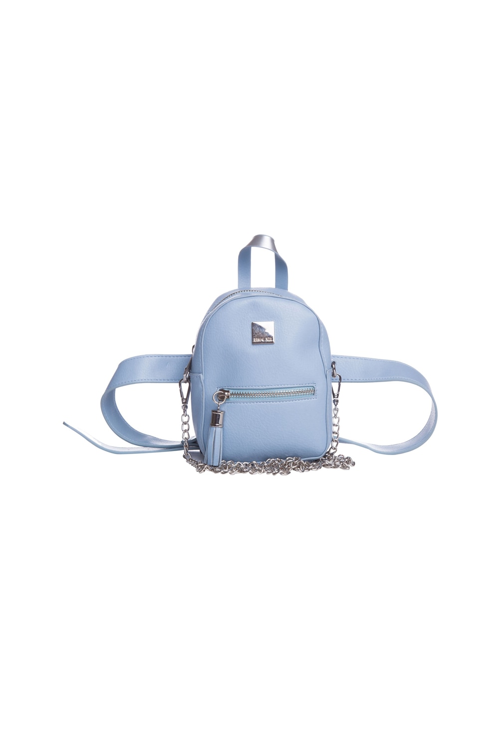 Lamonza, Borseta de piele ecologica Fiona, Albastru