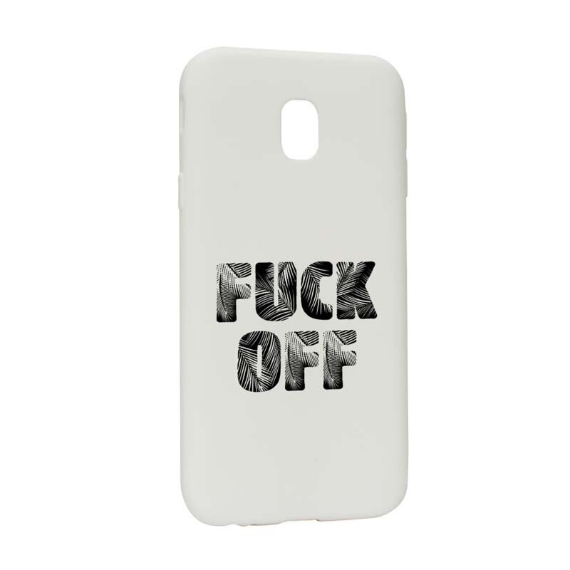 Husa Samsung Galaxy J3 2018, Silicon, Fu** Off W139