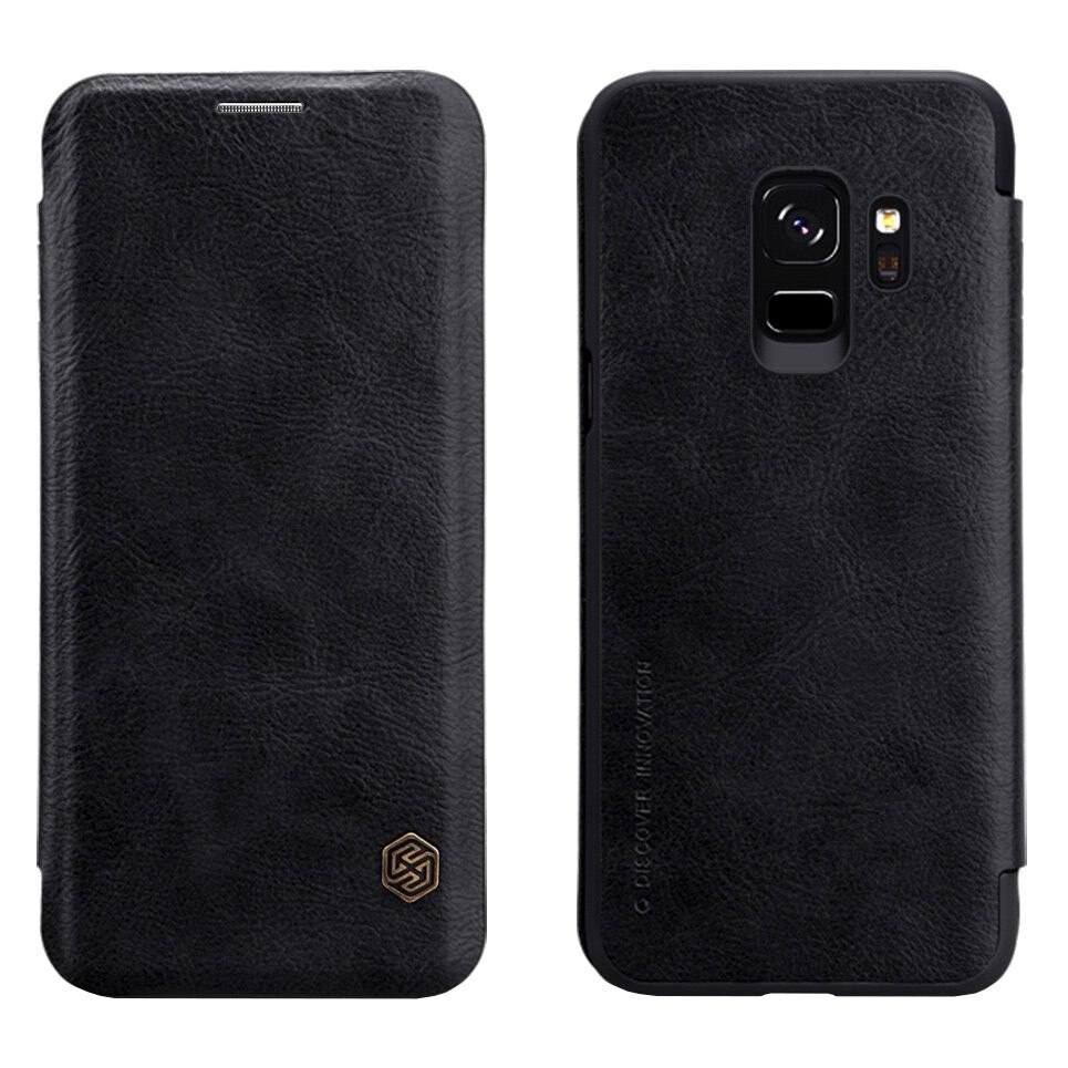 Husa Nillkin Qin din Piele pentru Samsung Galaxy S9 G960 black