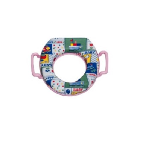 Reductor pentru WC Sevi baby, cu manere Roz