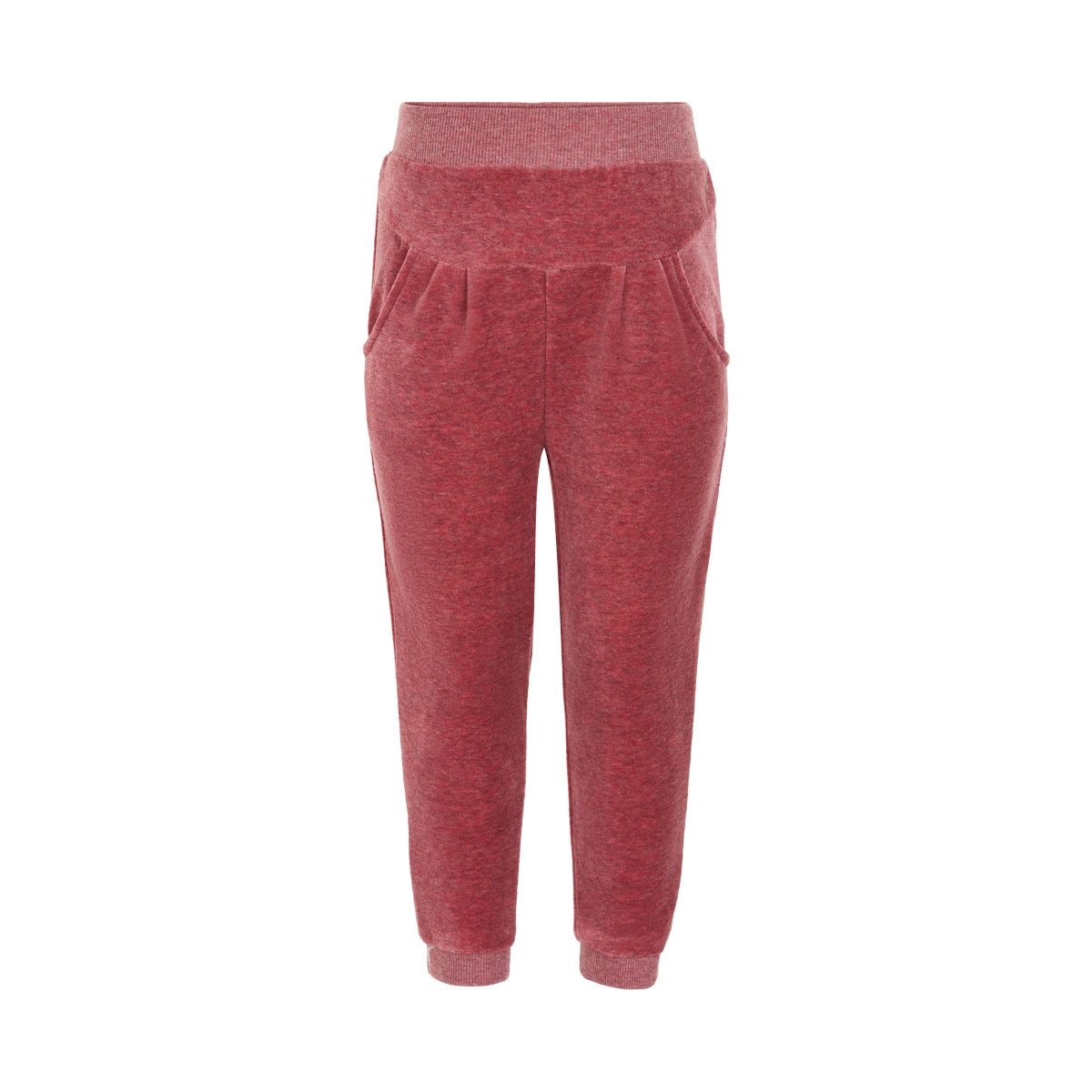 Pantaloni de catifea cu buzunare, Minymo, Rosu, Rosu, 80 CM