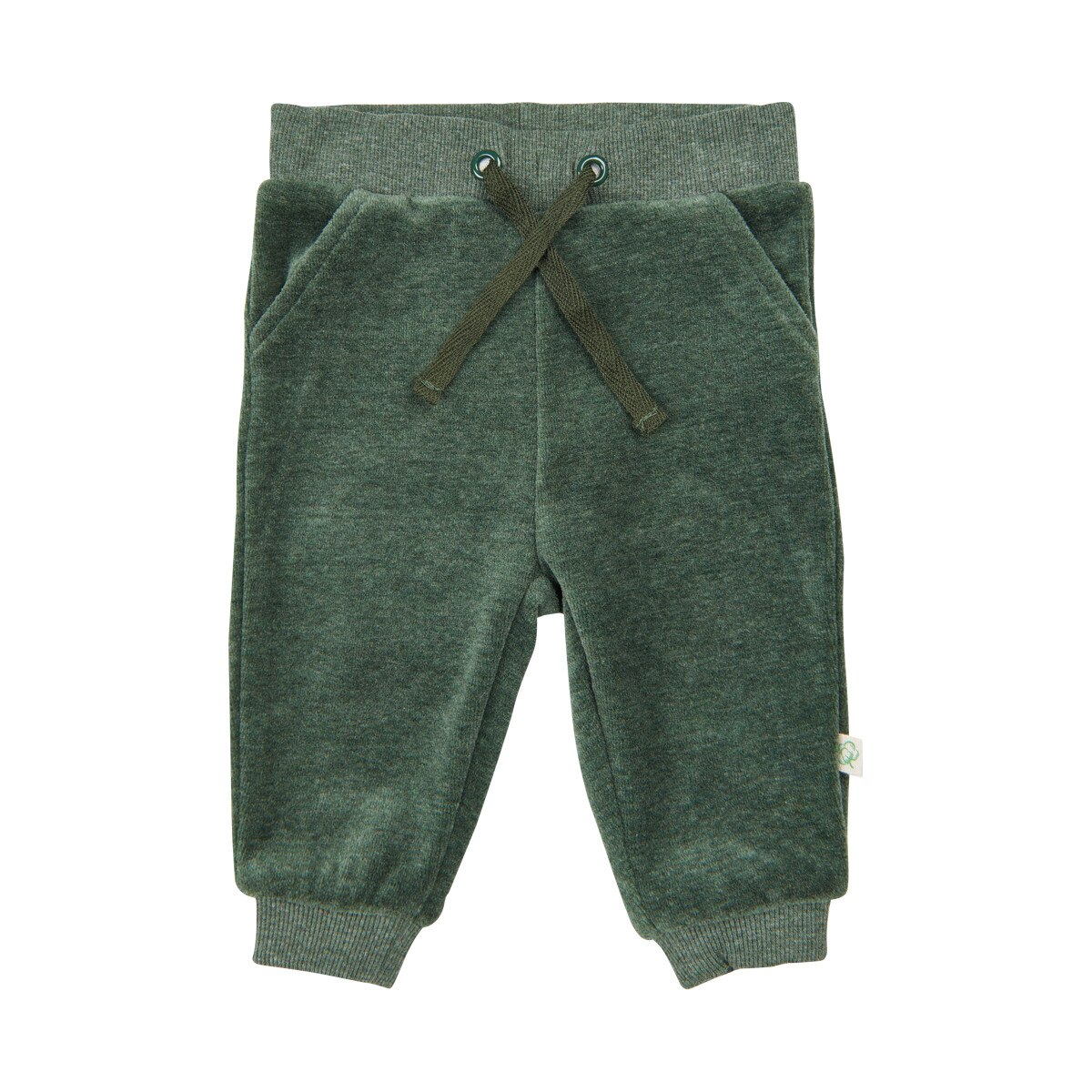 Pantaloni de catifea, Minymo, Verde, Verde inchis, 68 CM