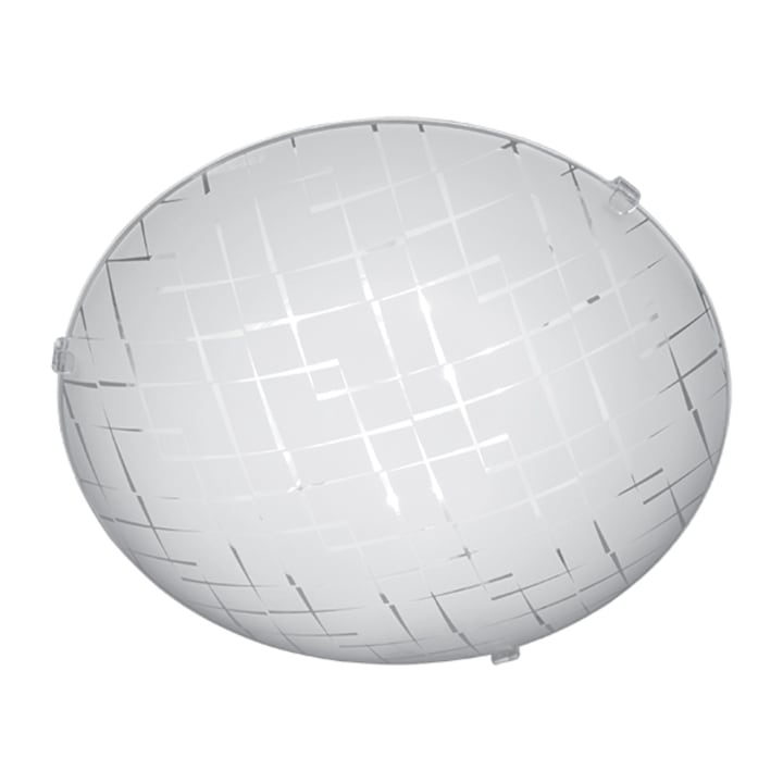 Плафон Lightstyle Никея LED, 18W, 4000K, ф300, Бял гланц