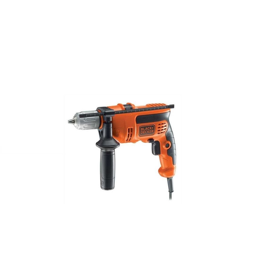 Masina de gaurit cu percutie CD714CREW2-QS Black&Decker 710W 2800 RPM cu accesorii