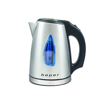 Fierbator de apa 1630 W, capacitate 1 L, carcasa din otel inoxidabil, Beper, BB.002 Fierbator de apa 1630 W, capacitate 1 L, carcasa din otel inoxidabil, Beper, BB.002