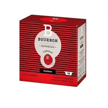 Capsule de cafea Lavazza A Modo Mio Bourbon Gustoso set 16 capsule Capsule de cafea Lavazza A Modo Mio Bourbon Gustoso set 16 capsule