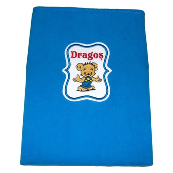 Paturica microfibra personalizata cu nume, Happy Gifts, albastru Paturica microfibra personalizata cu nume, Happy Gifts, albastru