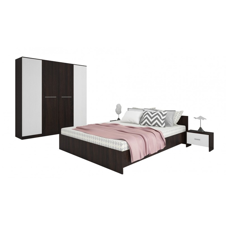 Set Dormitor Lorena 4 usi fara comoda
