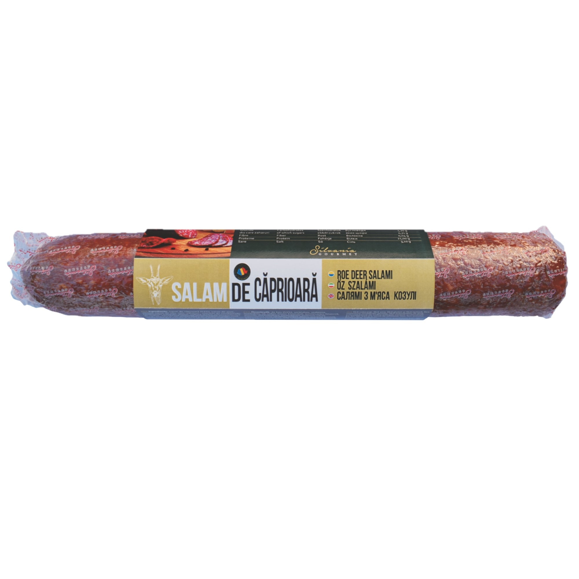 Salam de caprioara Gastro, Silvania Gourmet, 980 gr